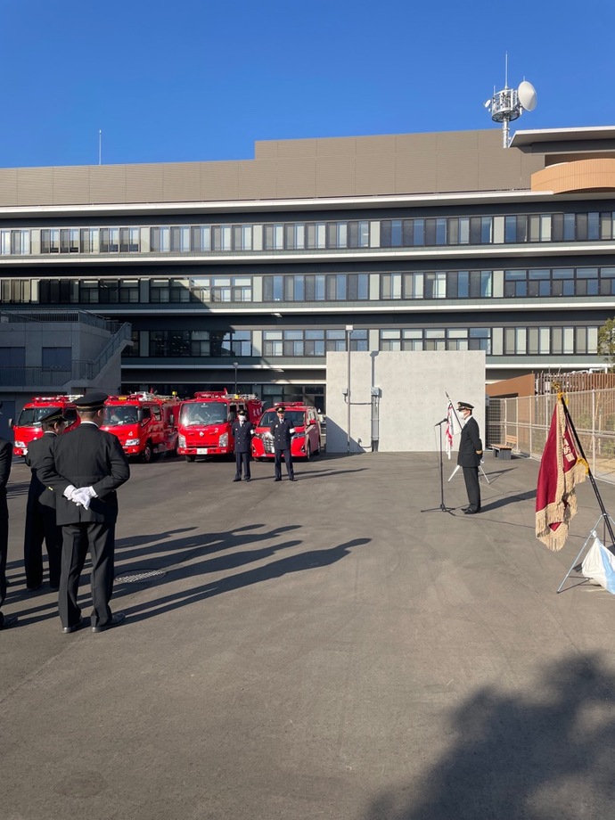 火災予防運動開始式