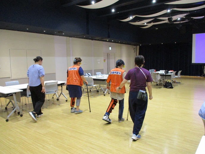 要配慮者体験（実技訓練）