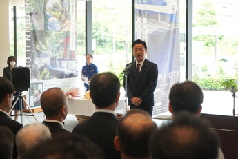 市長挨拶の様子