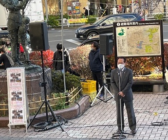市長挨拶の様子