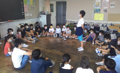 たてわり班活動　異年齢の交流