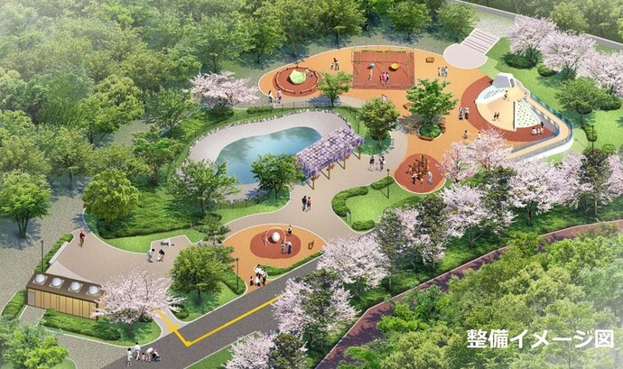 黒鐘公園整備イメージ図