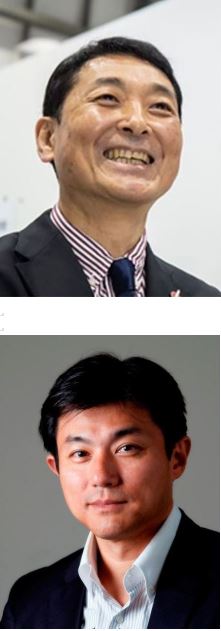 （上）森田康弘氏　（下）坂本成一氏
