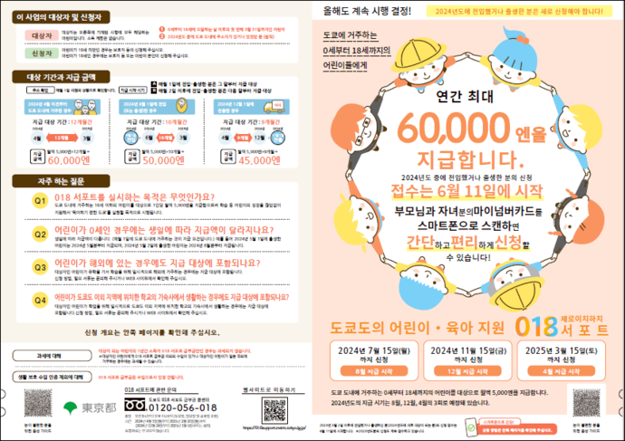 도쿄도의 어린이・육아 지원 018 서포트