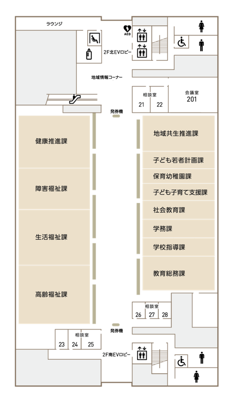 2階フロアマップ