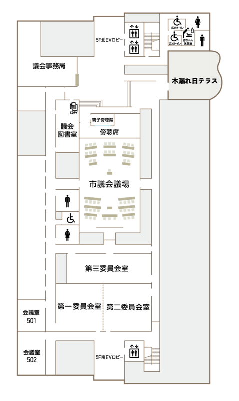 5階フロアマップ