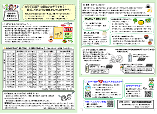 食育リーフレット（食事バランス・朝食・飲み物）2025年版
