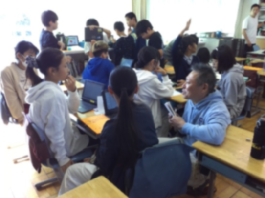 「こくべジ」の方々に来校いただいて学習