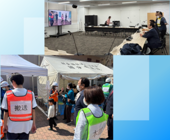 訓練視察の様子