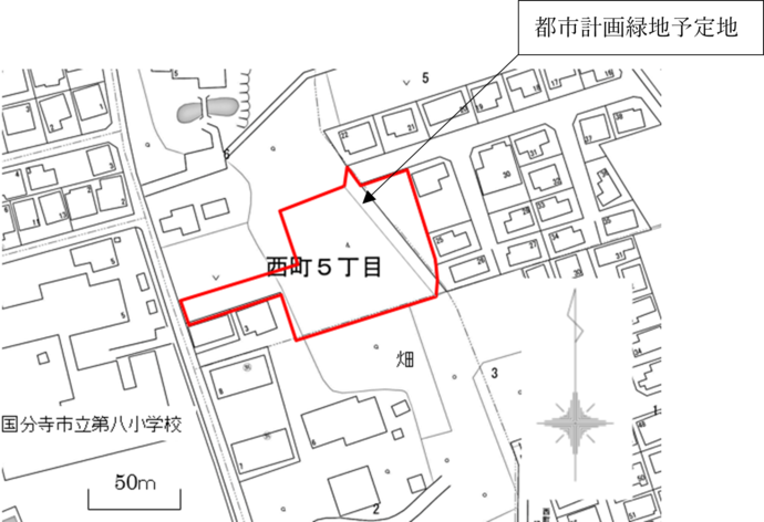 西町5丁目案内図