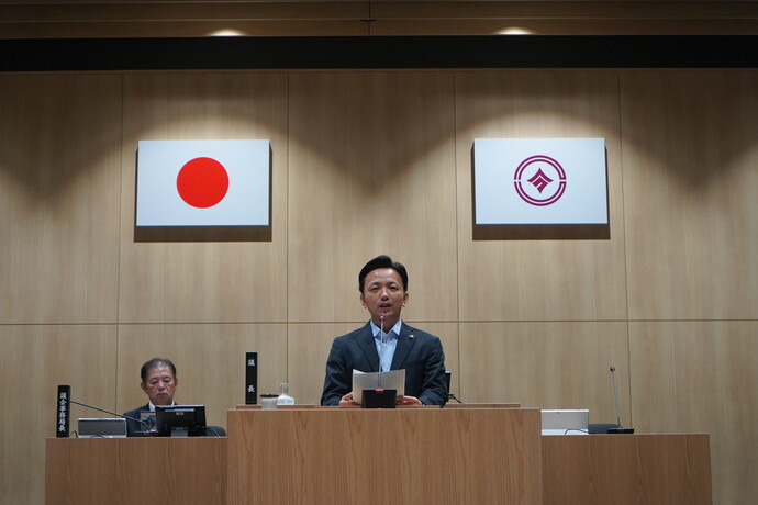 所信表明演説（議場）その1