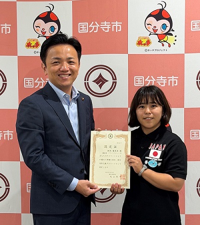 表敬訪問の様子