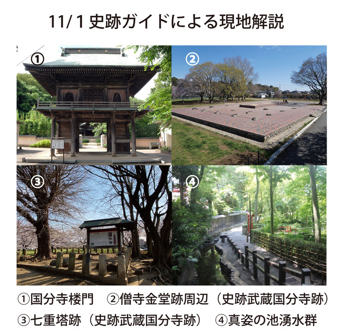 史跡ガイドボランティア現地解説地点